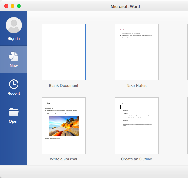 creating a template in microsoft word for mac 2016