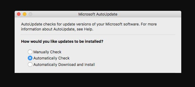 Microsoft Mac Update Download